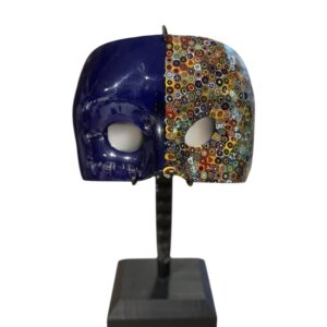 Maschera Bauta blu millefiori