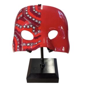 Maschera Bauta rossa