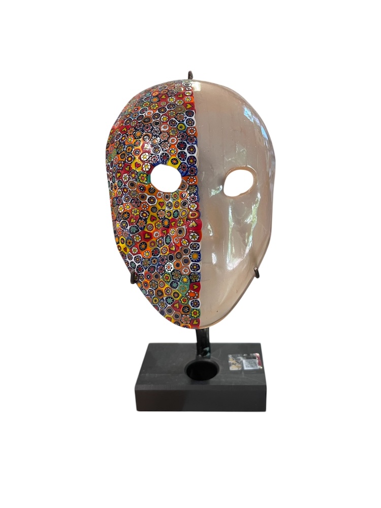 Pink millefiori Colombina mask