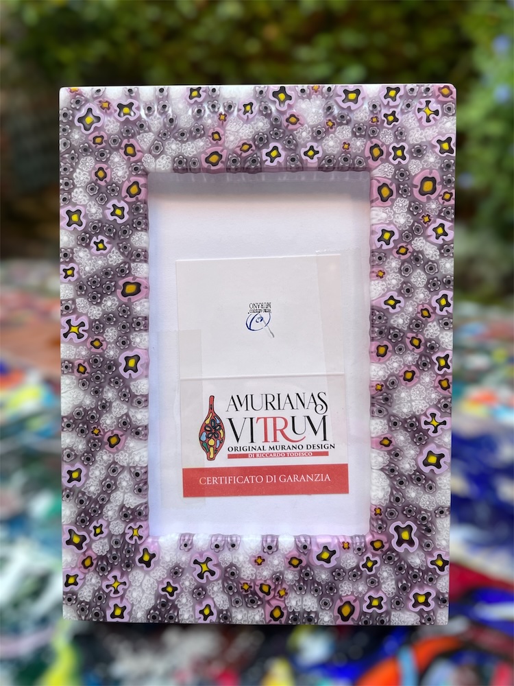 Pink murrina frame