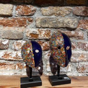 Blue millefiori Colombina mask