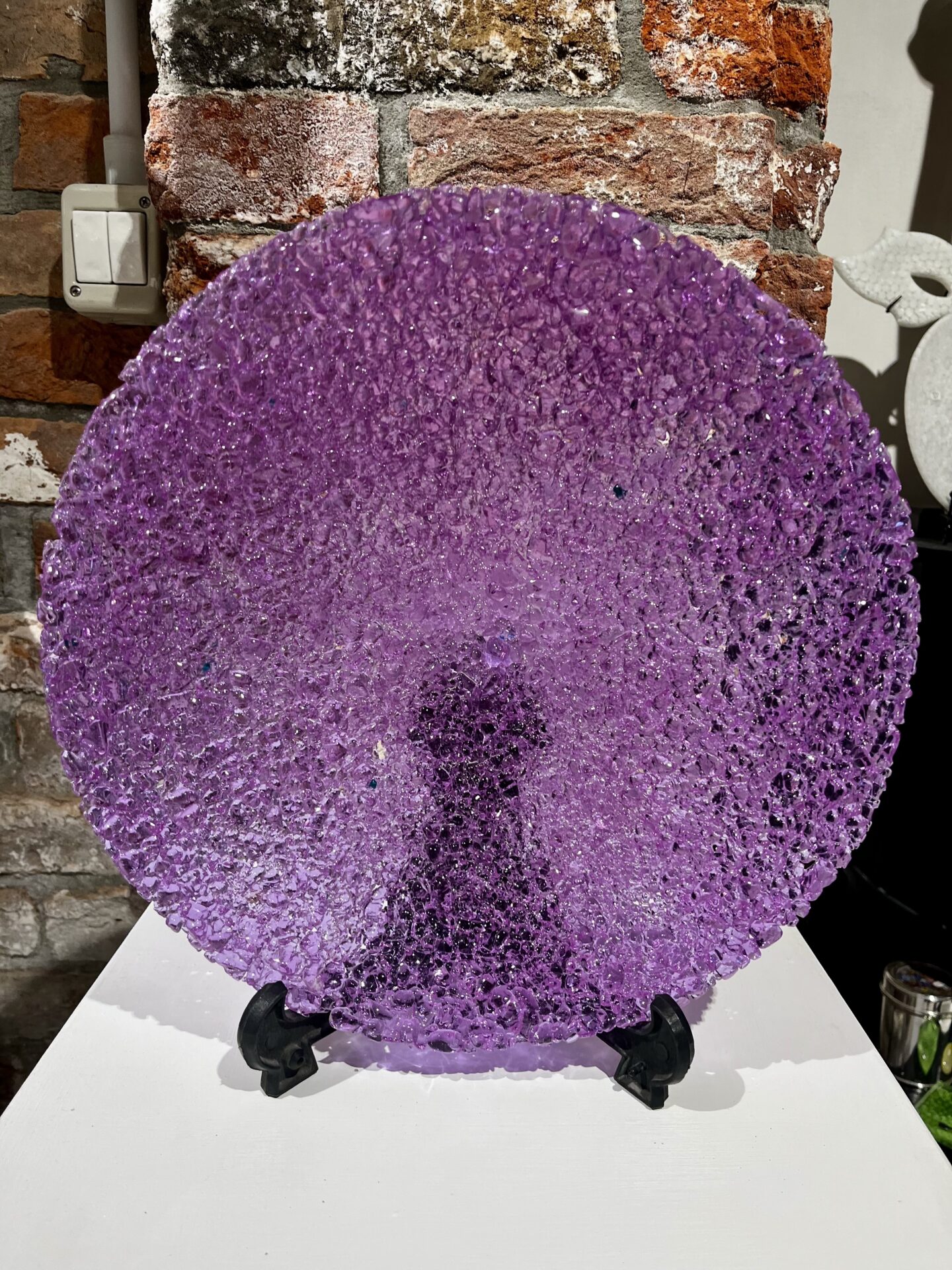 Lilac granules Efesto plate