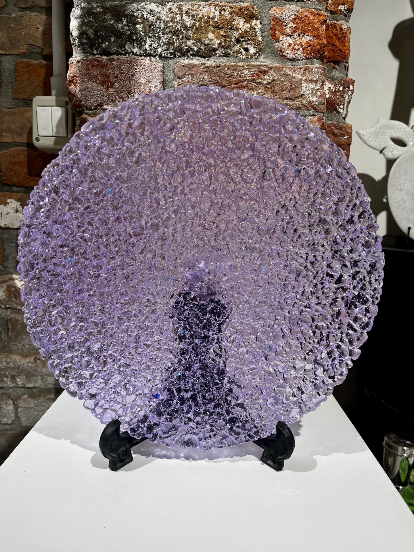 Purple granules Efesto plate