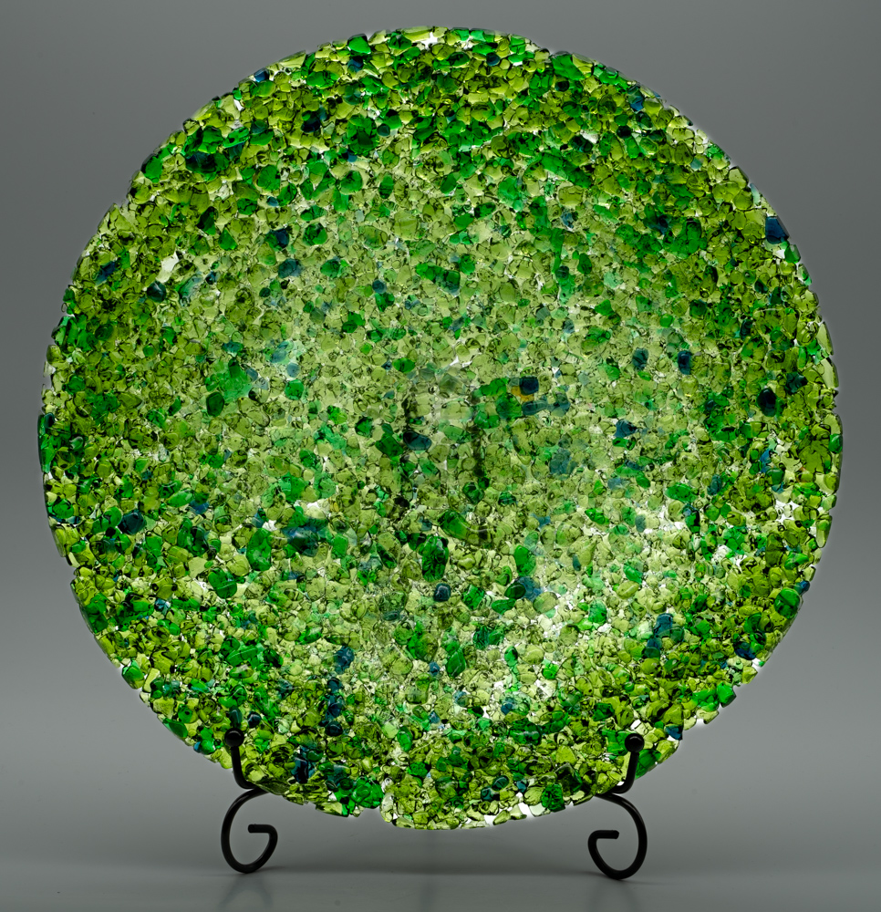 Green granules Efesto plate